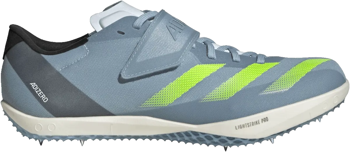  zapatilla de salto de altura adidas adizero HJ grises